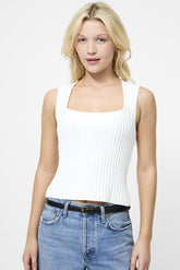 FRENCH CONNECTION OTTOMAN CRINKLE SLEEVELESS TOP